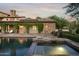 Resort-style pool and spa adjacent to home at 19452 N 98Th Pl, Scottsdale, AZ 85255