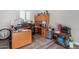 Home office with a large desk, office chair, and ample storage at 12 E Quartz Rock Rd, Phoenix, AZ 85085