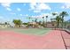 Well-maintained tennis courts with mountain backdrop at 3059 E Rose Ln, Phoenix, AZ 85016
