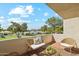 Private balcony offering scenic views of the golf course at 3059 E Rose Ln, Phoenix, AZ 85016