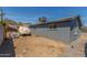 Side of house, large backyard with gravel at 9424 N 2Nd Pl, Phoenix, AZ 85020