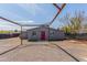 House exterior view, backyard with gravel and pergola at 9424 N 2Nd Pl, Phoenix, AZ 85020