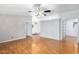 Spacious living room with wood flooring and neutral-colored walls at 11596 W Sierra Dawn Blvd # 196, Surprise, AZ 85378