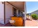 Covered patio with built-in bar and seating at 11596 W Sierra Dawn Blvd # 196, Surprise, AZ 85378