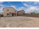 Spacious backyard with view of house at 33025 N Mildred Ln, San Tan Valley, AZ 85144