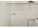 Utility room with hookups and shelving at 33025 N Mildred Ln, San Tan Valley, AZ 85144