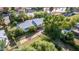 Aerial view of house with driveway and landscaping at 1112 N Center St, Mesa, AZ 85201