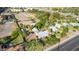 Aerial view of property and surrounding neighborhood at 1112 N Center St, Mesa, AZ 85201