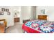 Bedroom with ensuite bathroom and a comfortable bed at 2420 W Blue Sky Dr, Phoenix, AZ 85085