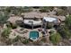 This luxurious property boasts a large pool, spa, and expansive patio, perfect for entertaining at 8157 E Sierra Morena St, Mesa, AZ 85207