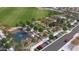 Aerial view of community amenities including basketball court and tennis courts at 9987 W Verde Ln, Avondale, AZ 85392