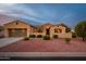 One-story house with two car garage and desert landscaping at 12840 W Santa Ynez Dr, Sun City West, AZ 85375