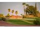 Golf course view with palm trees and homes at 12840 W Santa Ynez Dr, Sun City West, AZ 85375