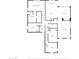 Floor plan of a home with four bedrooms and two bathrooms at 40350 W Art Pl, Maricopa, AZ 85138