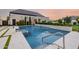 Inviting swimming pool with a clean design and modern aesthetic at 19778 E Sonoqui Blvd, Queen Creek, AZ 85142