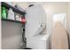 Convenient laundry area with stackable washer and dryer at 2520 E Flower St, Phoenix, AZ 85016