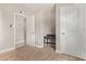 Charming bedroom with built-in desk and updated doors at 2520 E Flower St, Phoenix, AZ 85016
