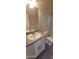 Bathroom with single vanity and bathtub at 639 W Pepper Pl # 107, Mesa, AZ 85201