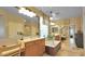 Large bathroom with double vanity and soaking tub at 6574 S Crestview Dr, Gilbert, AZ 85298