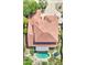 Aerial view showing home with pool and surrounding landscape at 6574 S Crestview Dr, Gilbert, AZ 85298