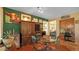 Charming breakfast nook with glass-top table and chairs at 6574 S Crestview Dr, Gilbert, AZ 85298