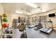 Well-equipped fitness center with treadmills, elliptical, and weights at 7575 E Indian Bend Rd # 2081, Scottsdale, AZ 85250