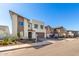 Two-story modern home with a neutral color palette and attached garage at 17975 W Vogel Ave, Goodyear, AZ 85338