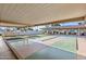 Community shuffleboard court under covered patio at 201 S Greenfield Rd # 11, Mesa, AZ 85206