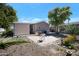 Small backyard patio with gravel and plants at 201 S Greenfield Rd # 11, Mesa, AZ 85206