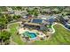 Aerial view showcasing home, pool, and expansive backyard at 6918 E Granada St, Mesa, AZ 85207