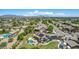 Aerial view of house, pool, and surrounding neighborhood at 6918 E Granada St, Mesa, AZ 85207