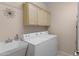Laundry room with washer, dryer, and additional sink at 42818 W Morning Dove Ln, Maricopa, AZ 85138