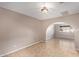 Dining area with tile floors and archway to living room at 1712 S Hardy Dr, Tempe, AZ 85281