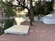 Peaceful canal-side dock with mature trees at 1563 S Pennington Dr, Chandler, AZ 85286