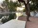 Serene canal view from backyard dock at 1563 S Pennington Dr, Chandler, AZ 85286