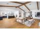 Open living area with high ceilings and exposed beams at 6836 N 13Th Pl # B, Phoenix, AZ 85014