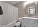 Bathroom with tub, shower, and vanity at 930 N Mesa Dr # 2037, Mesa, AZ 85201