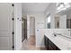Bathroom with double vanity, shower, and separate tub at 6202 E Mckellips Rd # 310, Mesa, AZ 85215