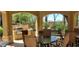 Outdoor patio area with grill and seating at 7027 N Scottsdale Rd # 237, Scottsdale, AZ 85253