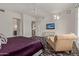 Spacious bedroom with plush carpet, large bed, and plenty of natural light at 6166 N Scottsdale Rd # C3006, Paradise Valley, AZ 85253