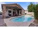 Stunning pool area with covered patio at 20713 N 59Th Dr, Glendale, AZ 85308