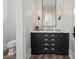 Elegant bathroom with marble vanity and subway tile at 24892 N 107Th St, Scottsdale, AZ 85255