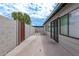 Private backyard with patio and block wall at 1818 W Thomas Rd, Phoenix, AZ 85015