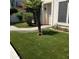 Neat front yard with artificial turf and a palm tree at 8805 S 51St St # 2, Phoenix, AZ 85044