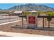 Community entrance sign with mountain views at 2957 E Cherry Hill Dr, Gilbert, AZ 85298