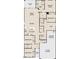 Four-bedroom, three-bathroom floor plan with open concept living area at 24248 W Bowker St, Buckeye, AZ 85326