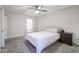 Comfortable bedroom with a double bed and ensuite bathroom access at 7761 N 19Th Ln, Phoenix, AZ 85021