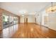 Open living space showcasing hardwood floors and a natural light at 5302 E Mercer Ln, Scottsdale, AZ 85254