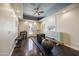 Home gym with various exercise equipment and mats at 5302 E Mercer Ln, Scottsdale, AZ 85254