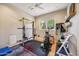 Well-equipped home gym with plenty of space for workouts at 5302 E Mercer Ln, Scottsdale, AZ 85254